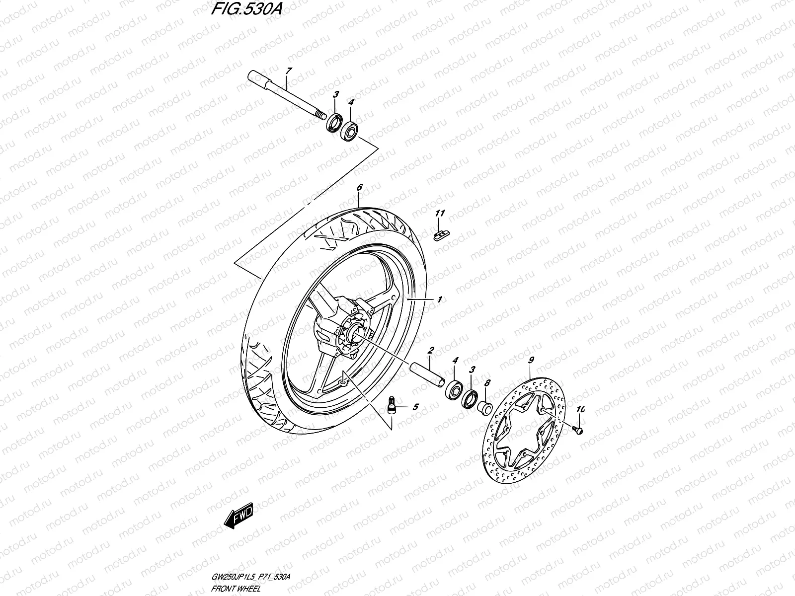530A - FRONT WHEEL