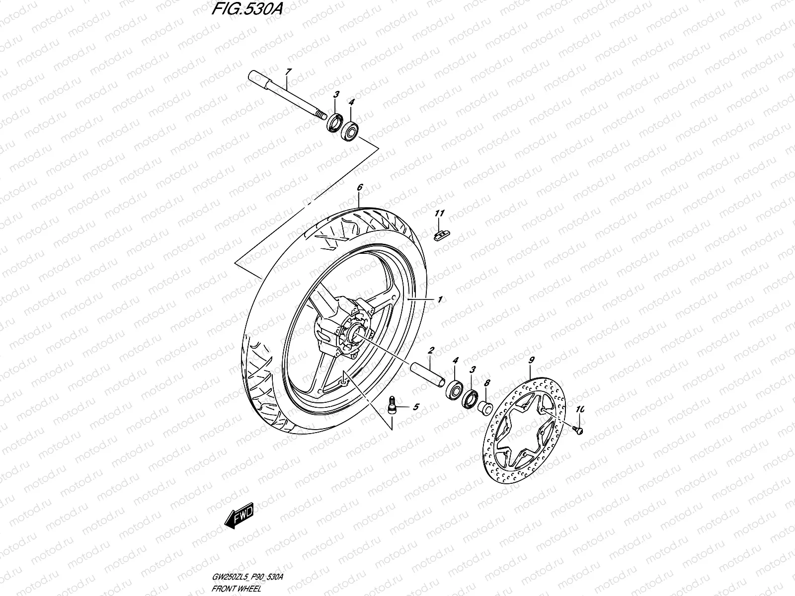 530A - FRONT WHEEL