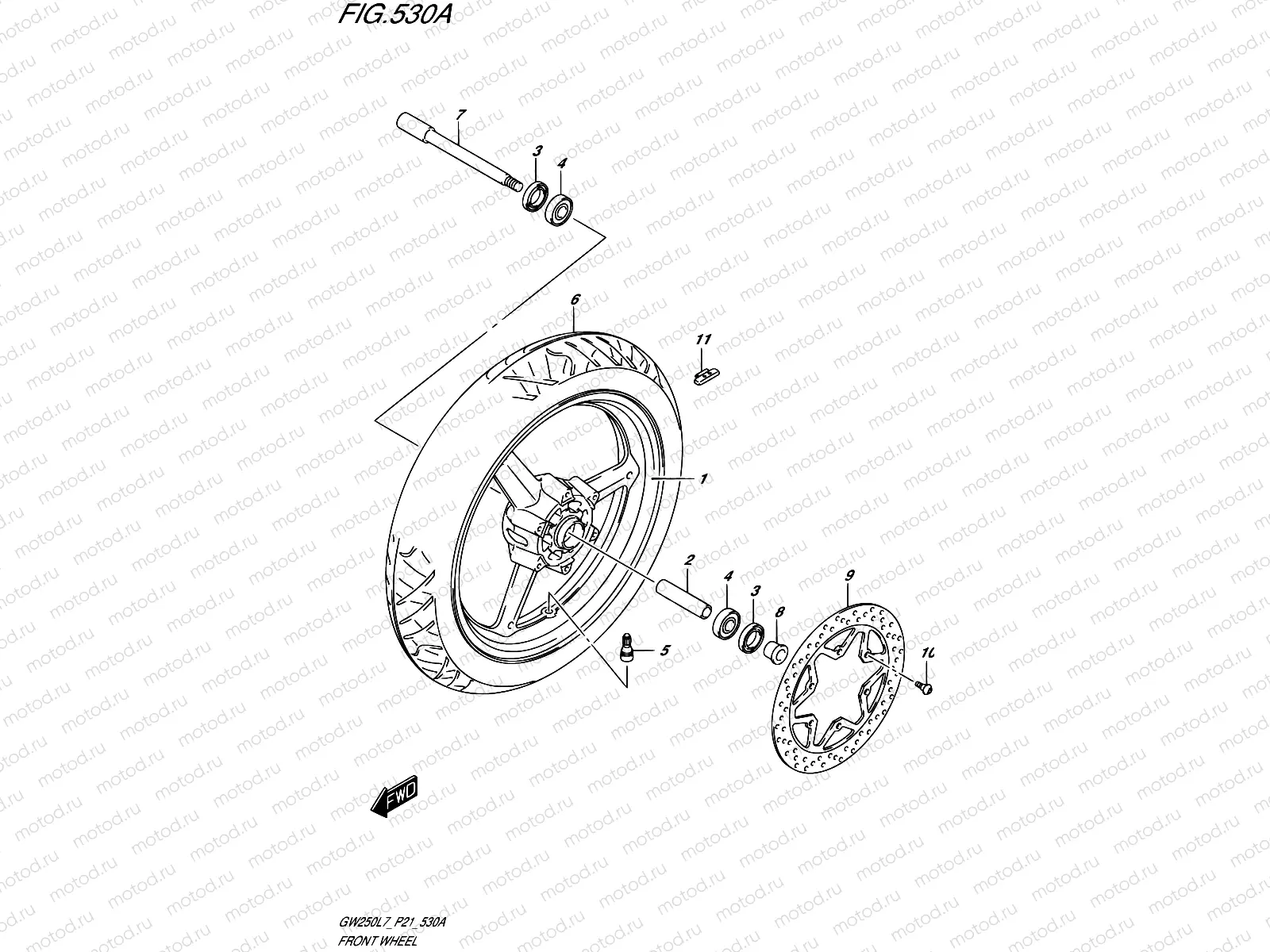 530A - FRONT WHEEL