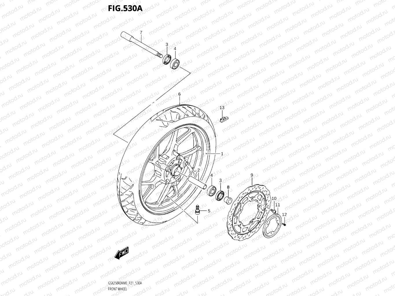 530A - FRONT WHEEL