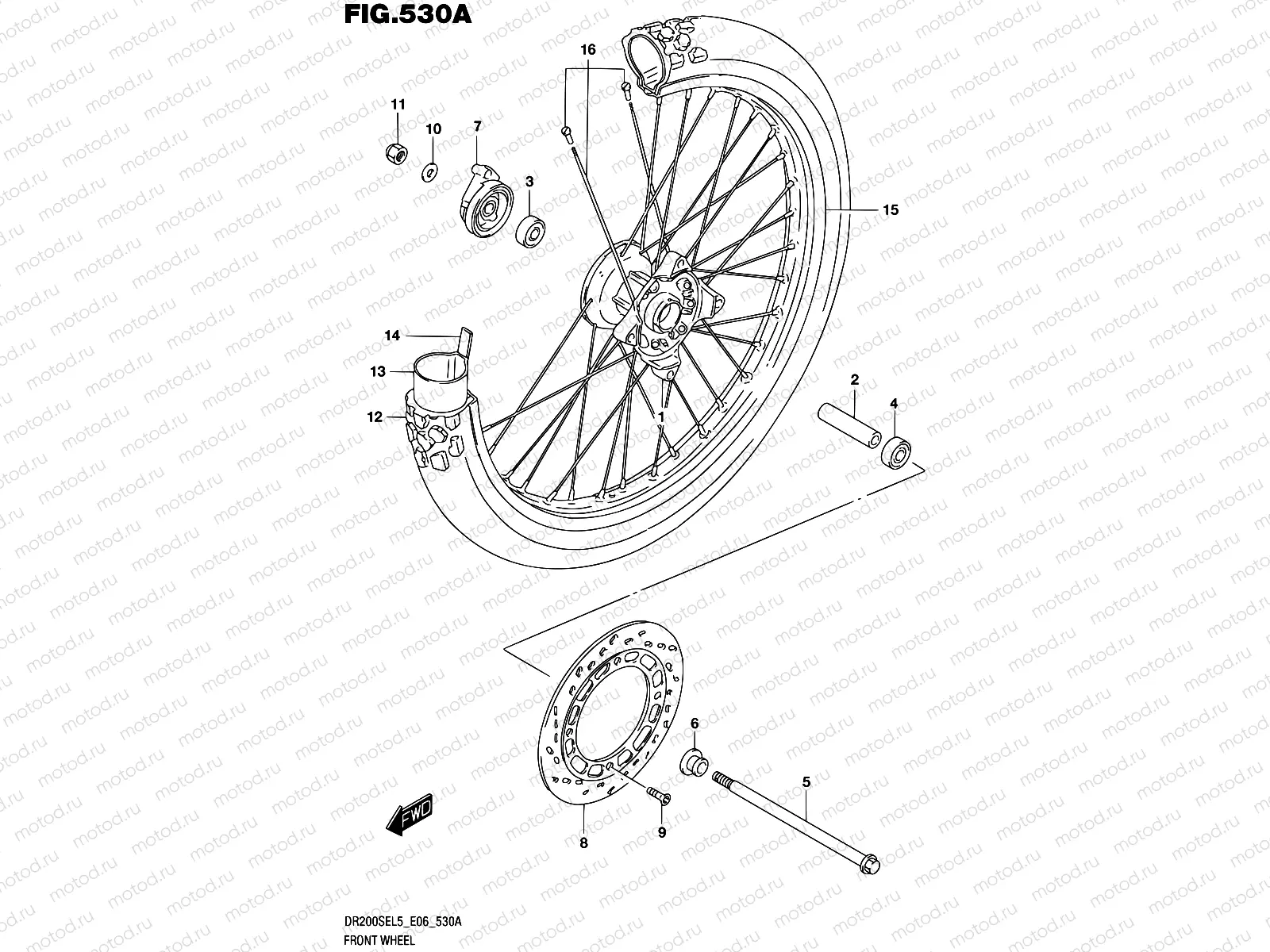 530A - FRONT WHEEL