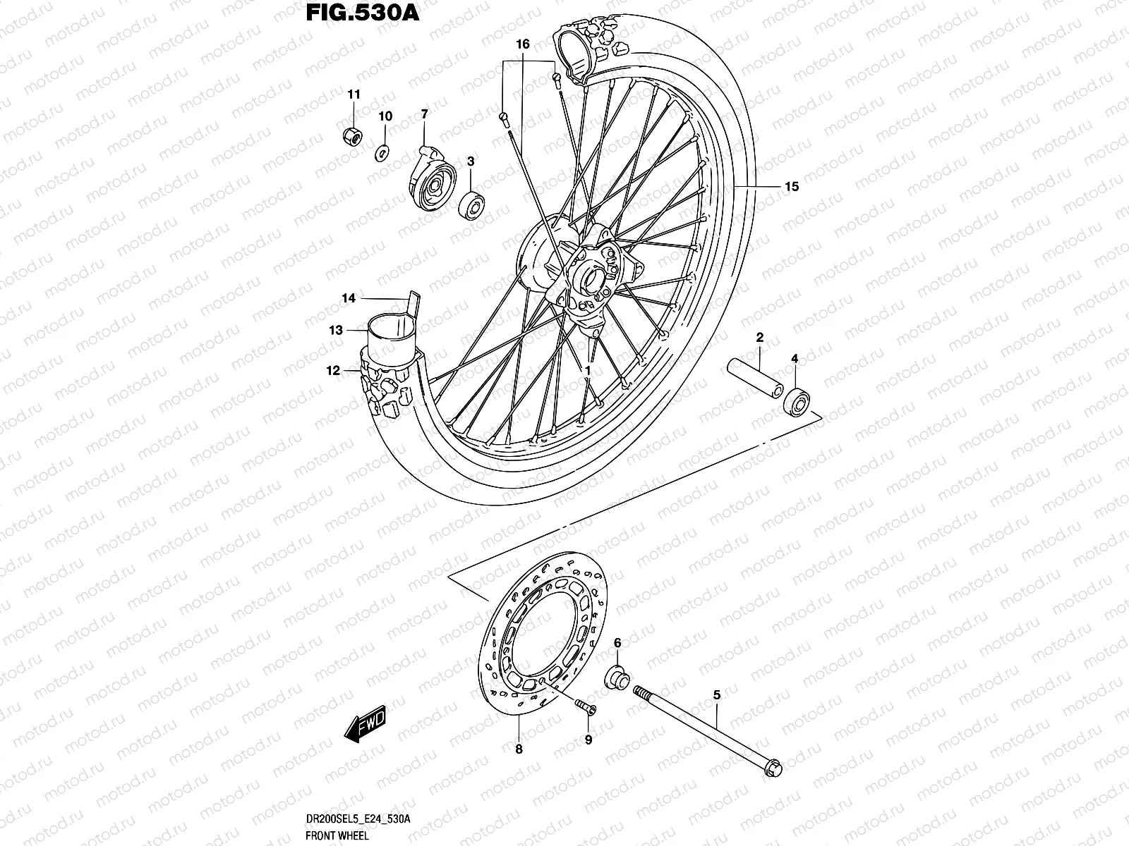 530A - FRONT WHEEL