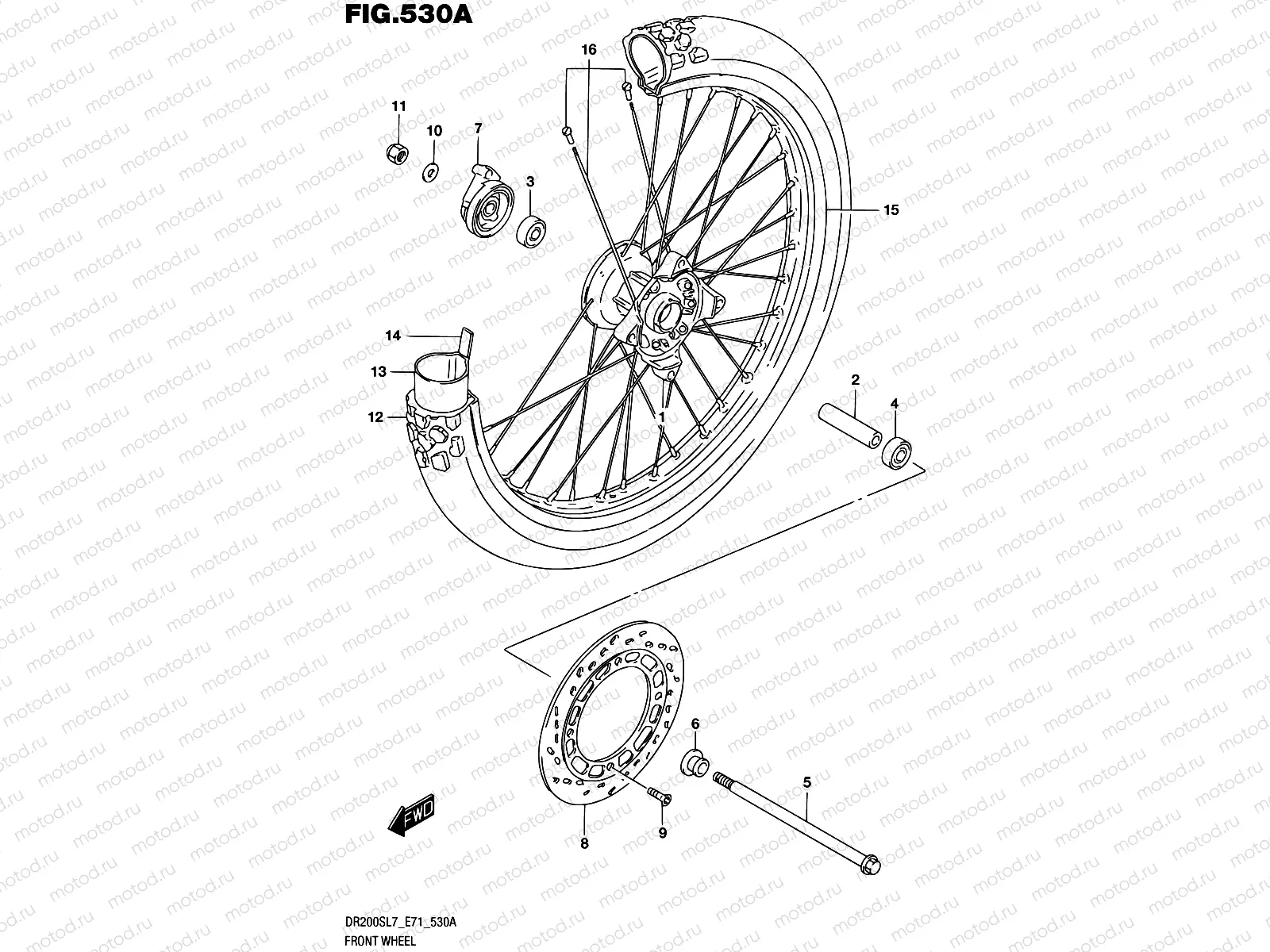 530A - FRONT WHEEL