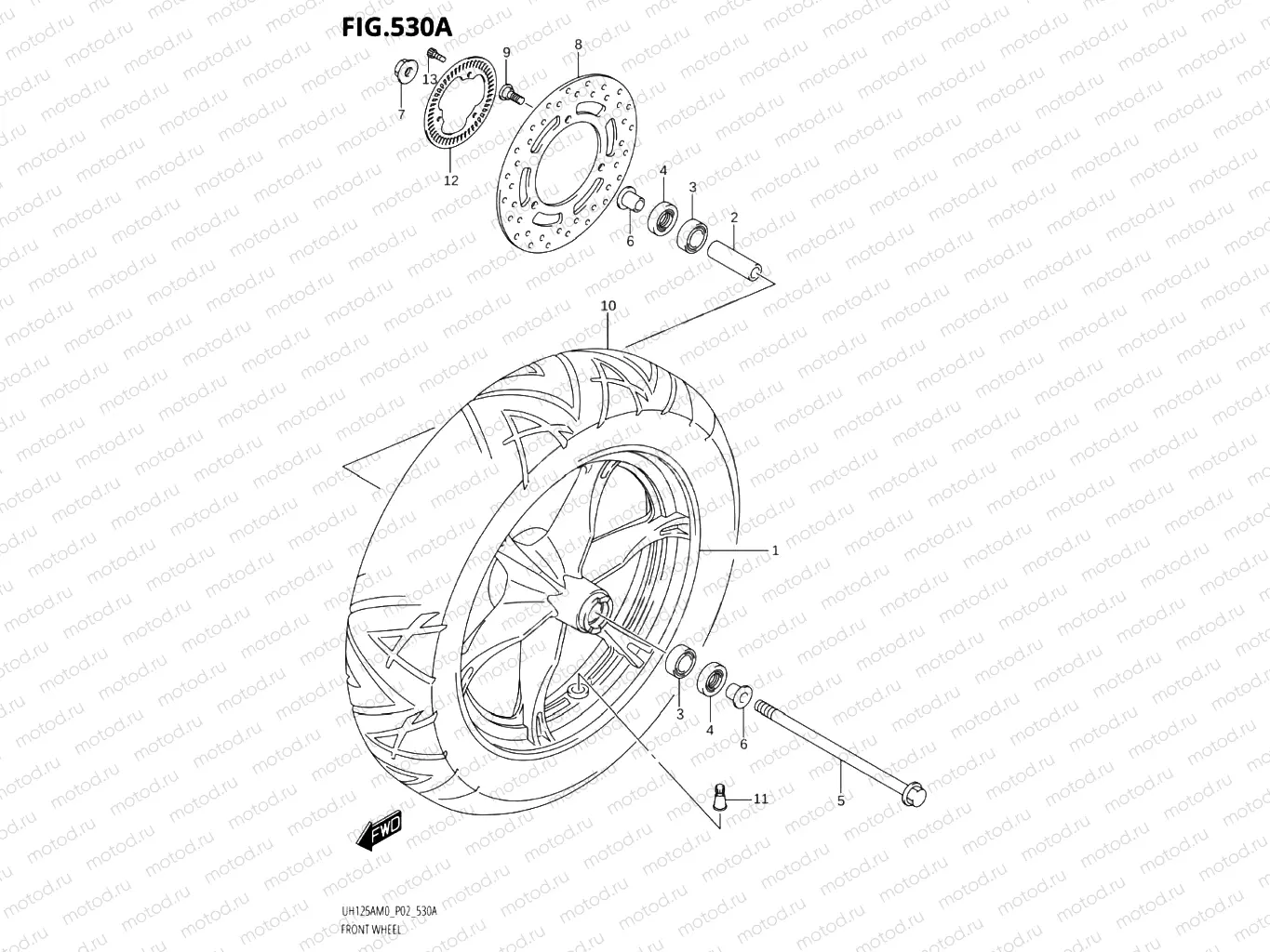 530A - FRONT WHEEL