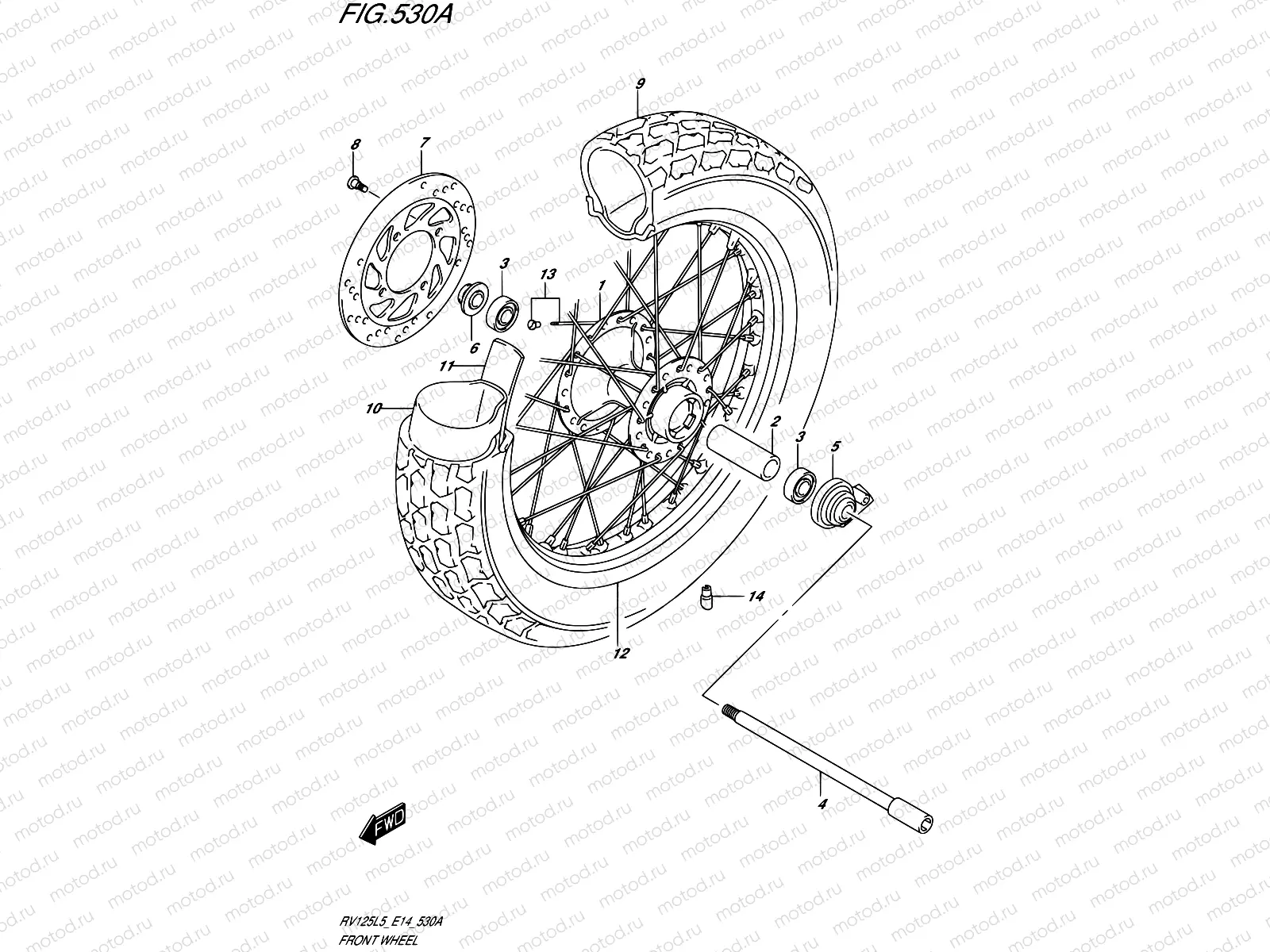 530A - FRONT WHEEL