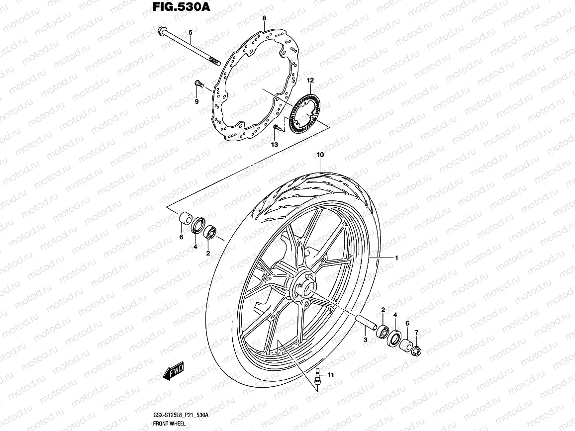 530A - FRONT WHEEL
