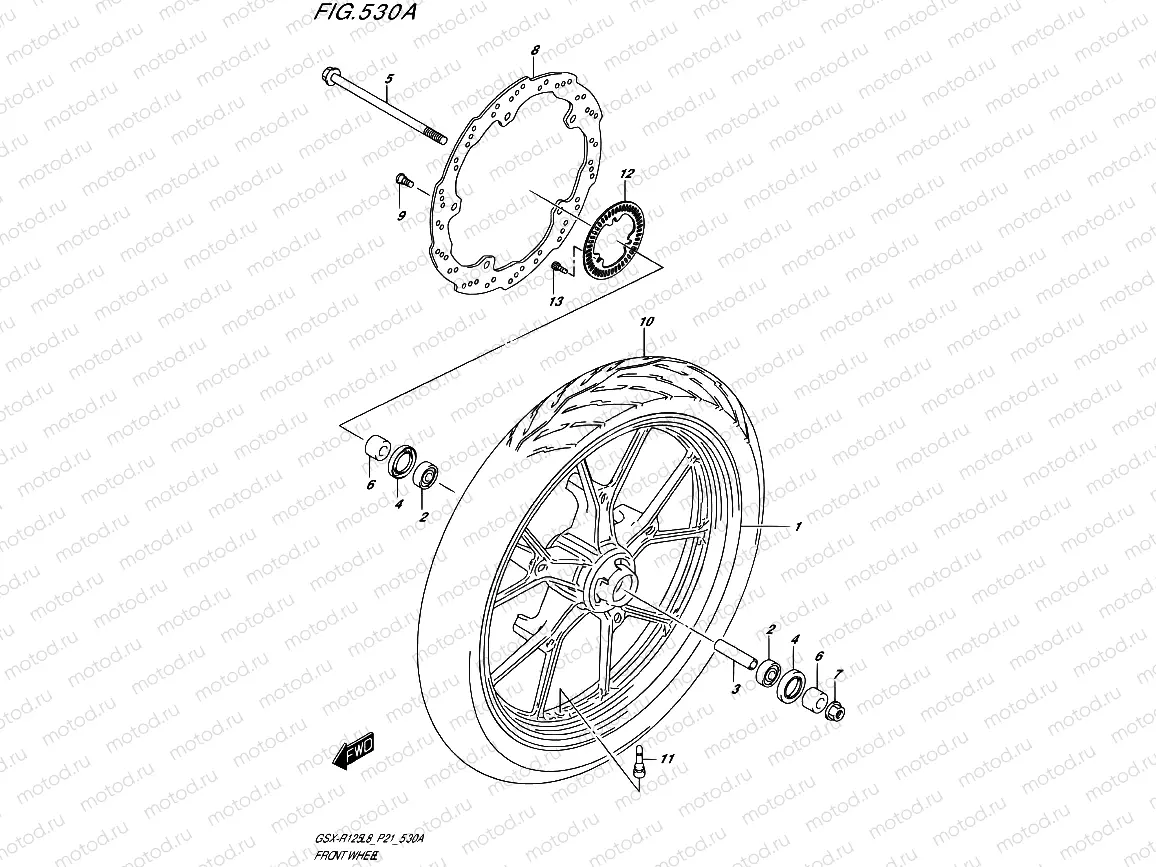 530A - FRONT WHEEL
