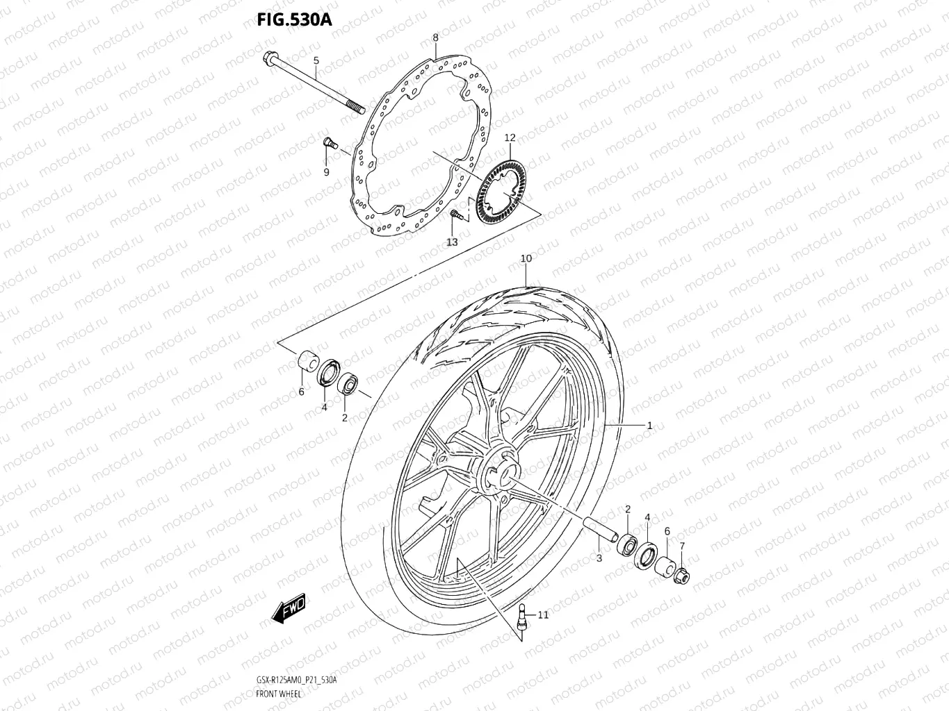 530A - FRONT WHEEL