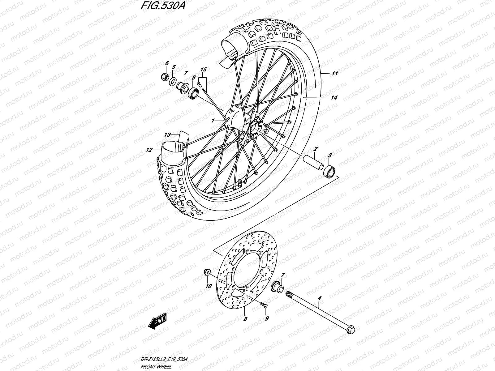 530A - FRONT WHEEL