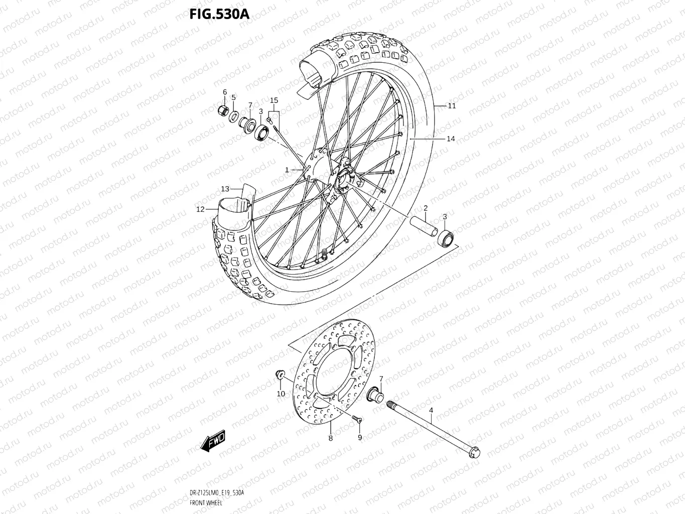 530A - FRONT WHEEL