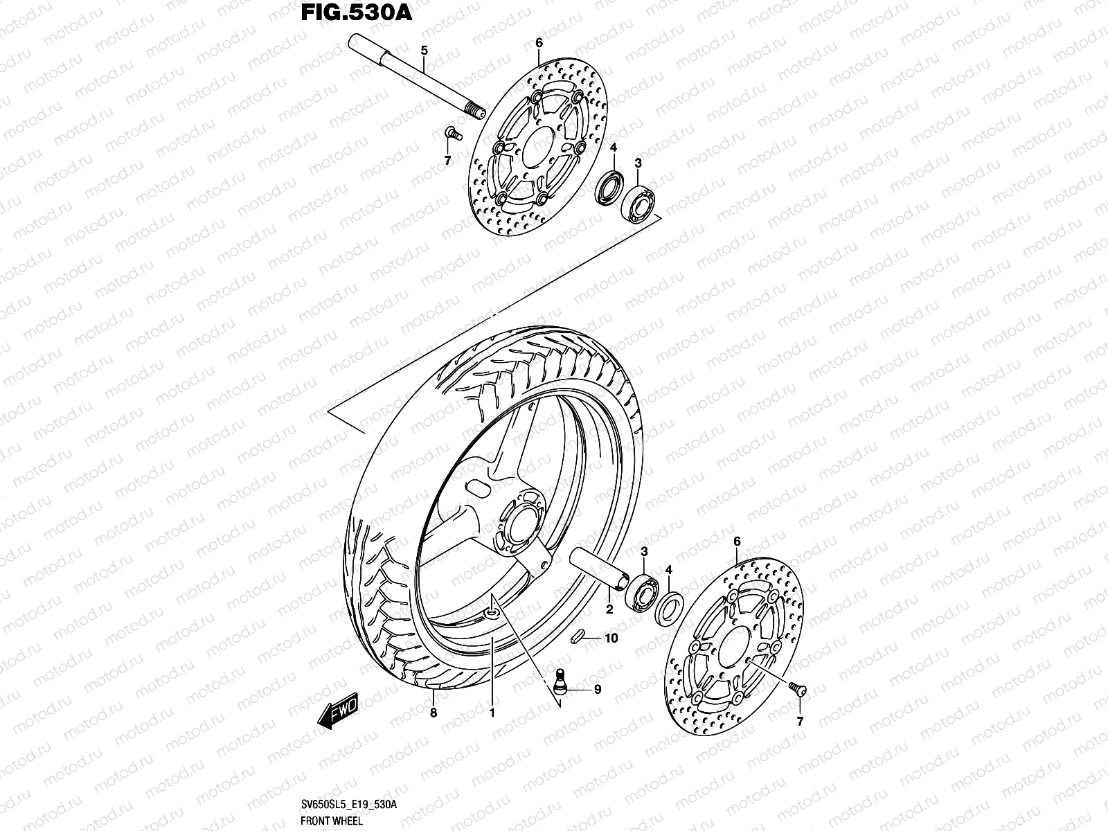 530A - FRONT WHEEL