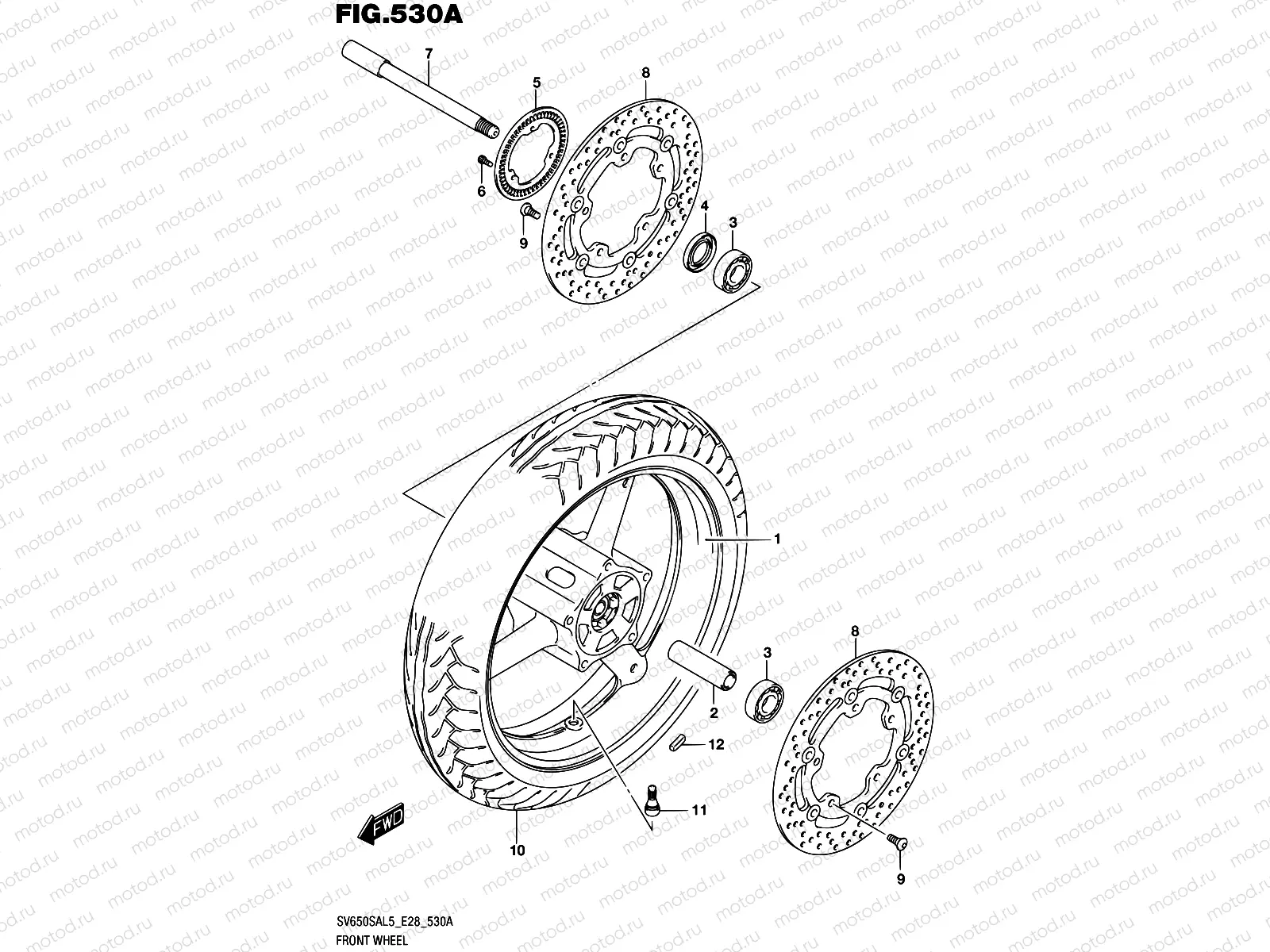 530A - FRONT WHEEL