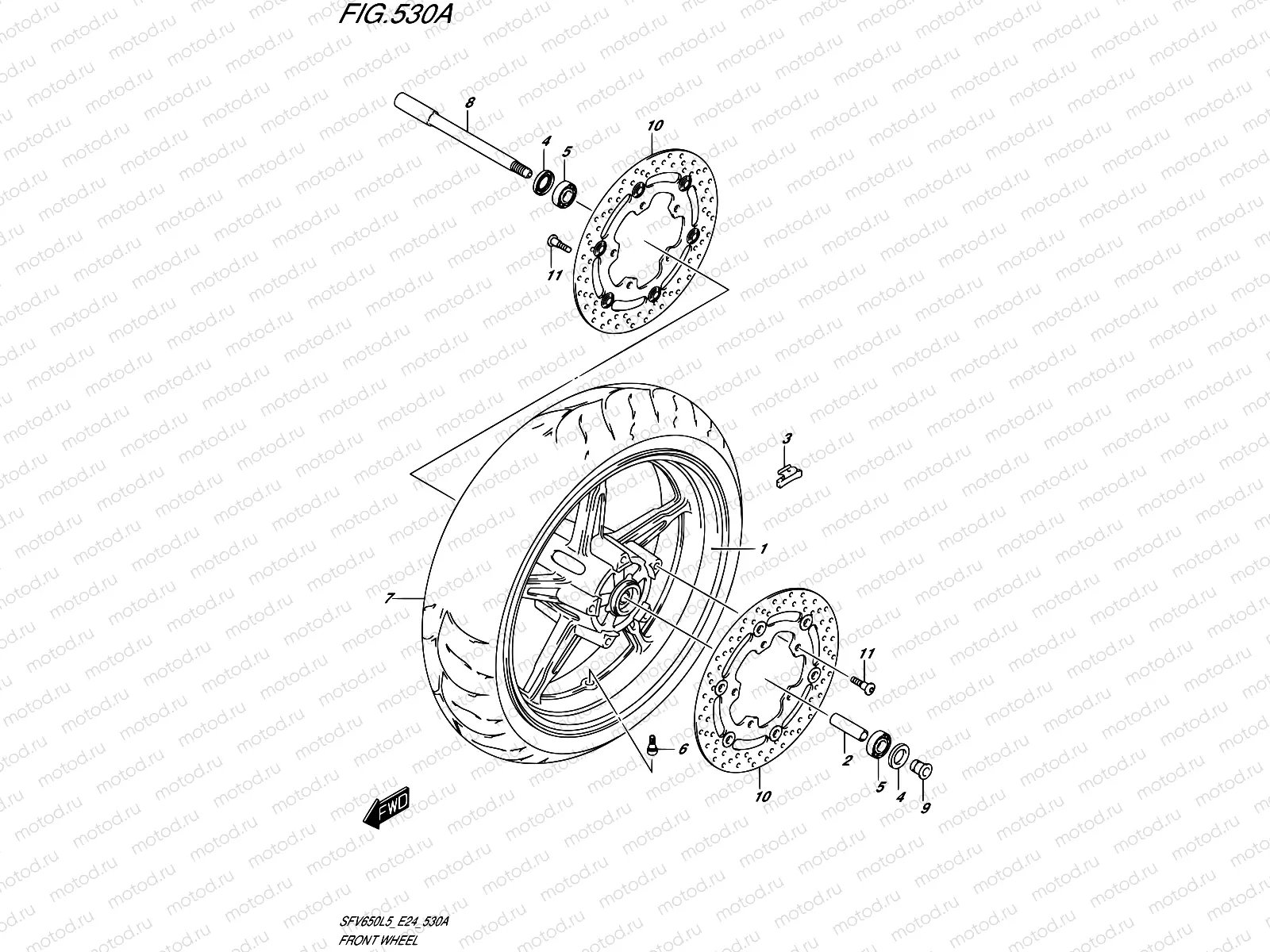 530A - FRONT WHEEL