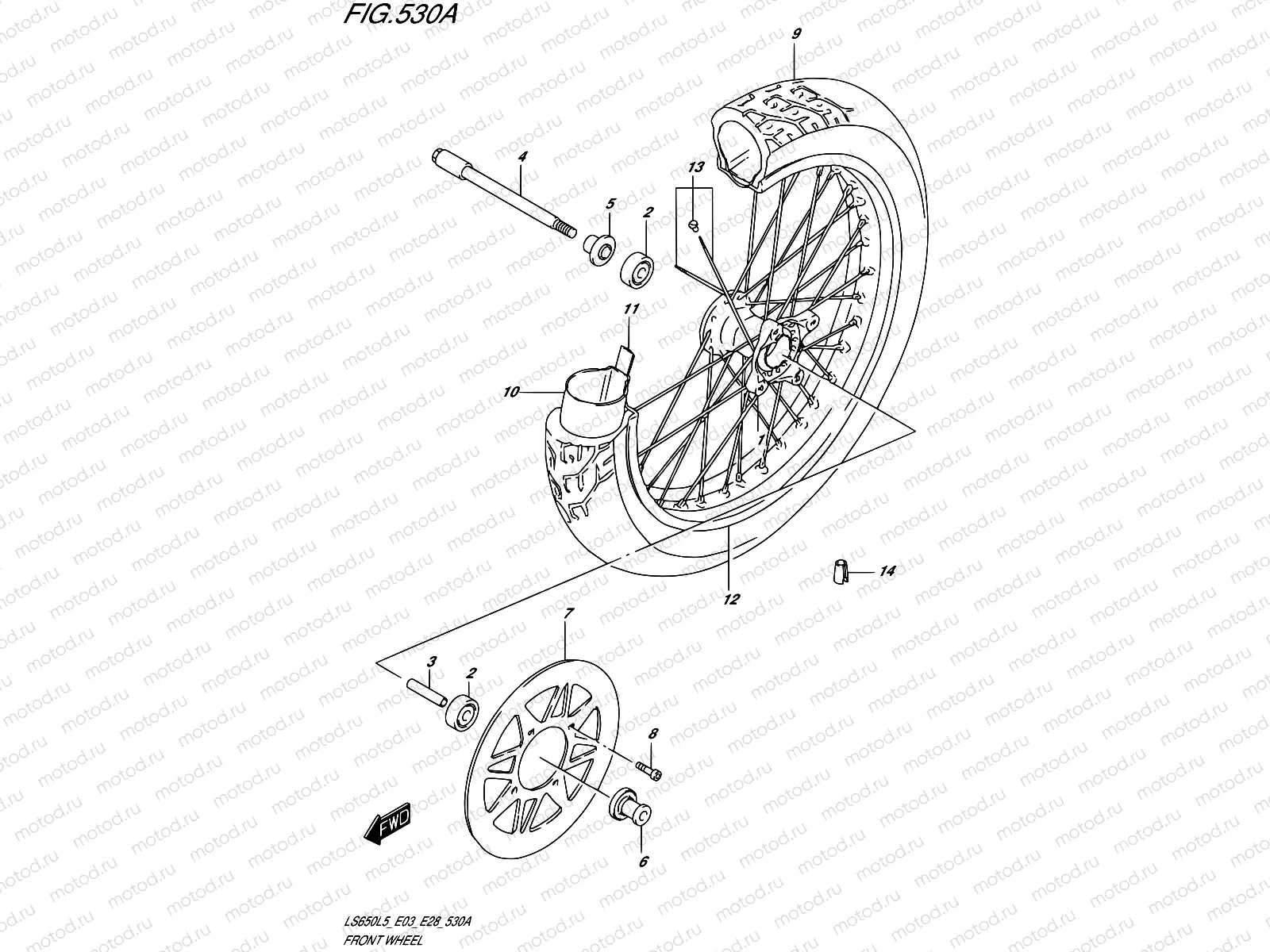 530A - FRONT WHEEL