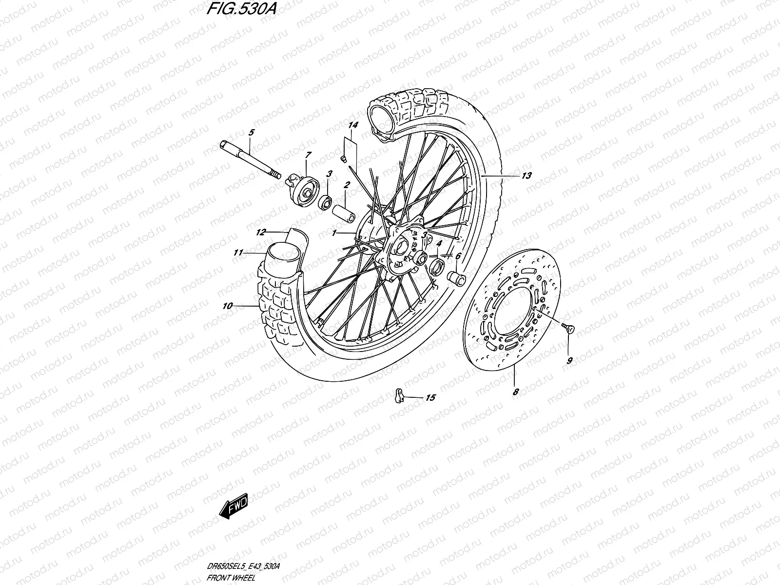 530A - FRONT WHEEL