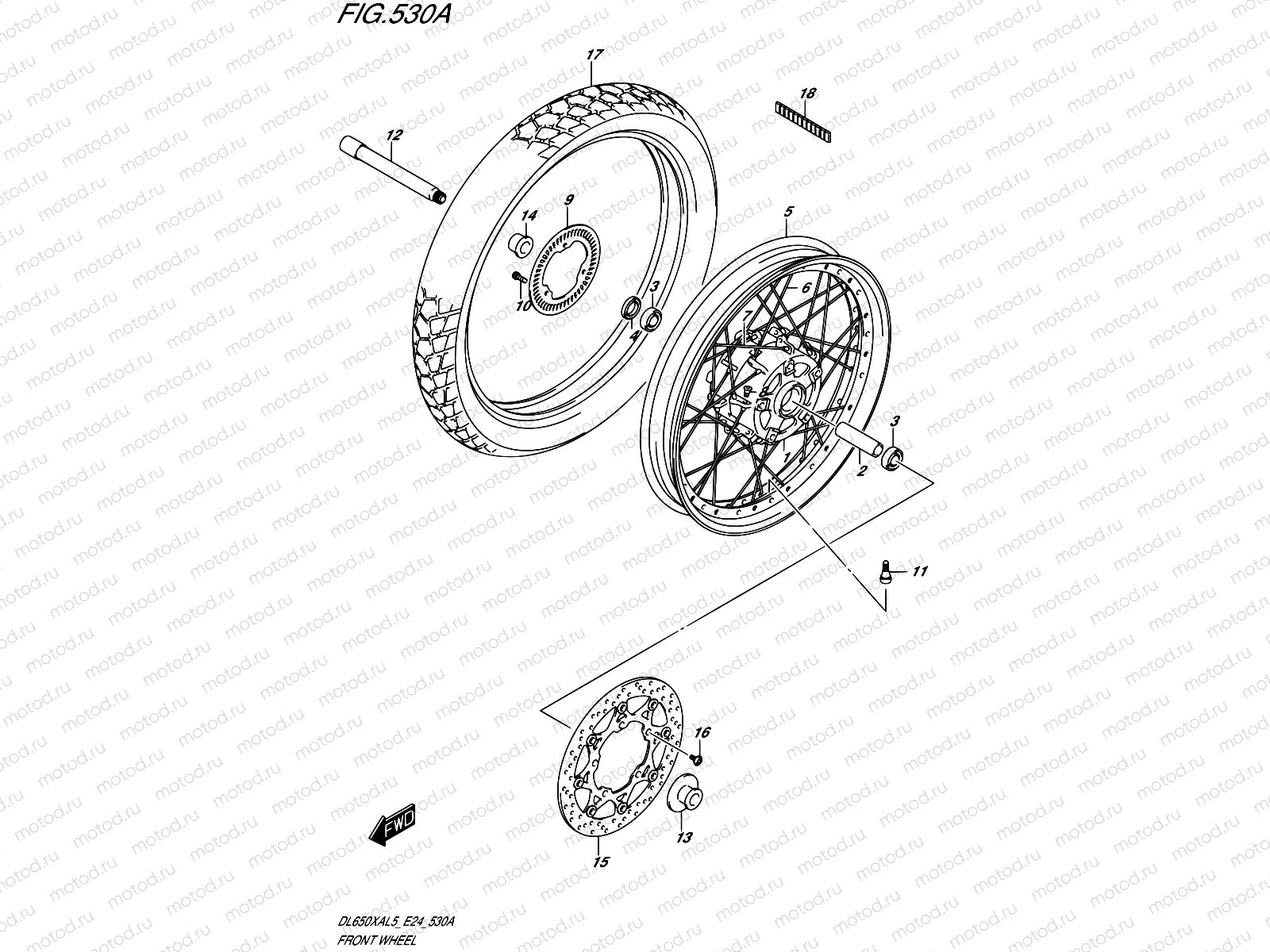 530A - FRONT WHEEL