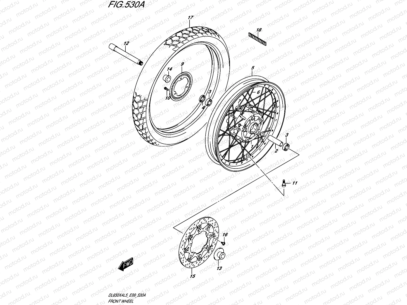 530A - FRONT WHEEL