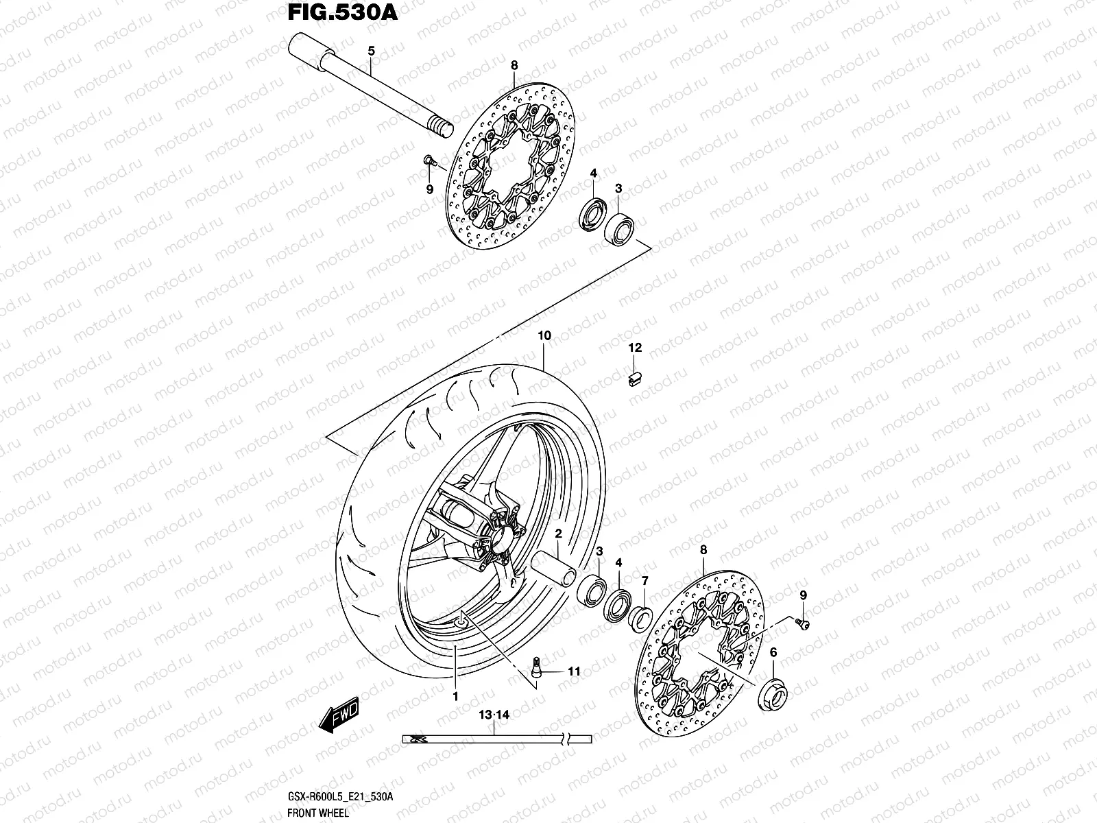 530A - FRONT WHEEL
