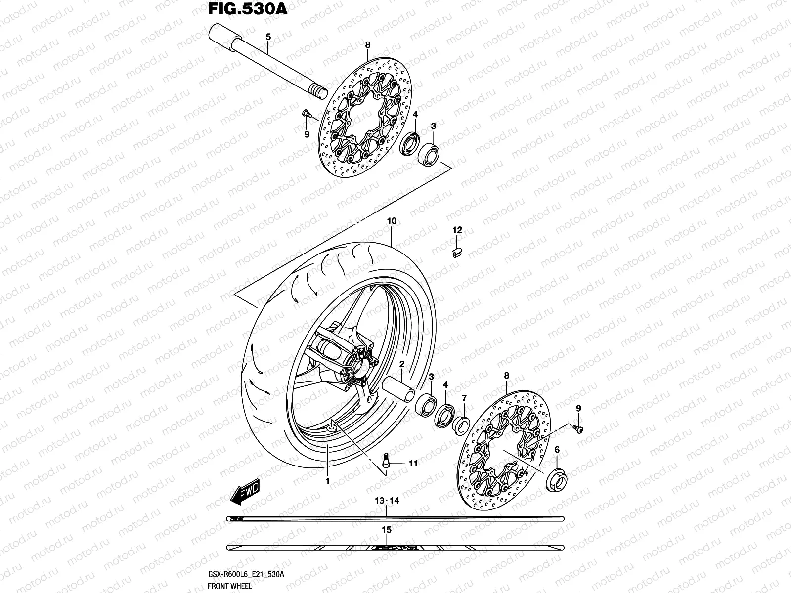 530A - FRONT WHEEL