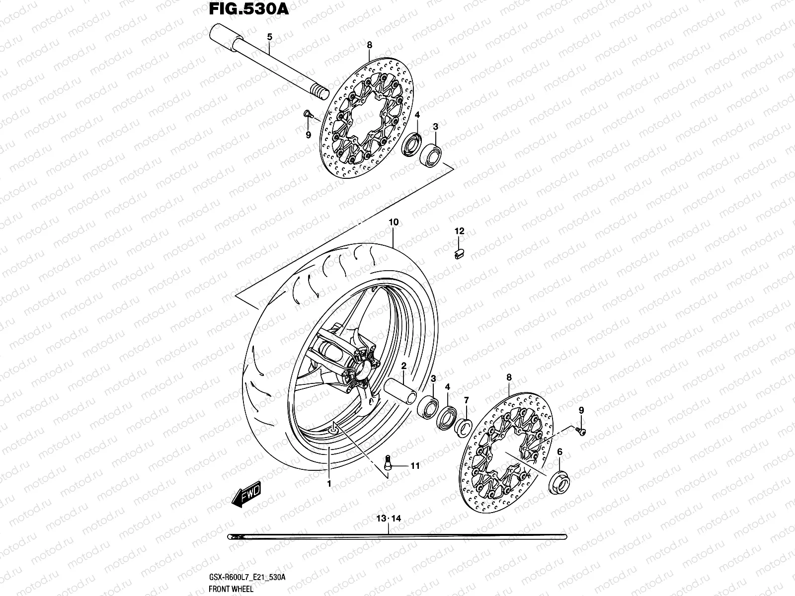 530A - FRONT WHEEL