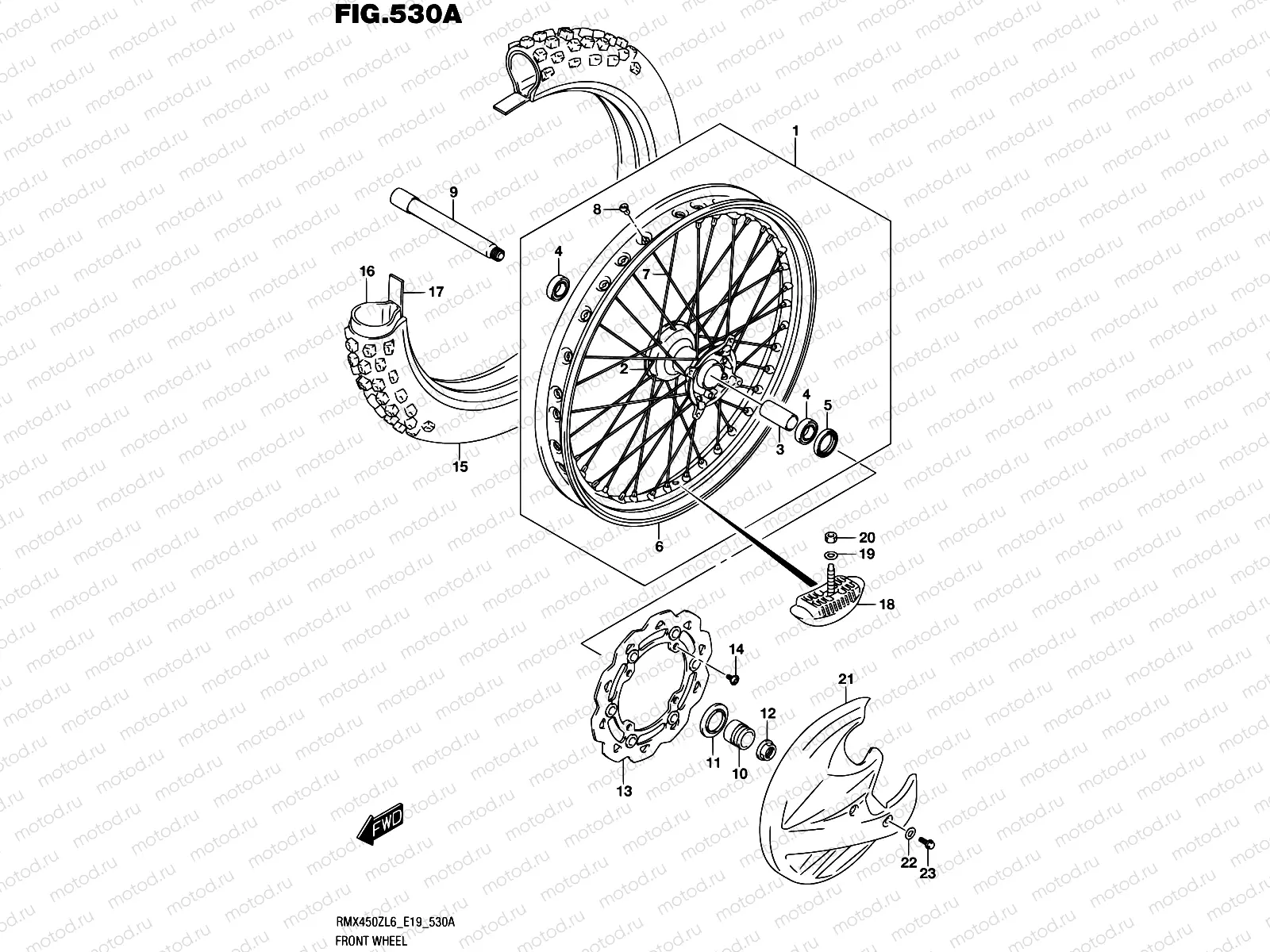 530A - FRONT WHEEL