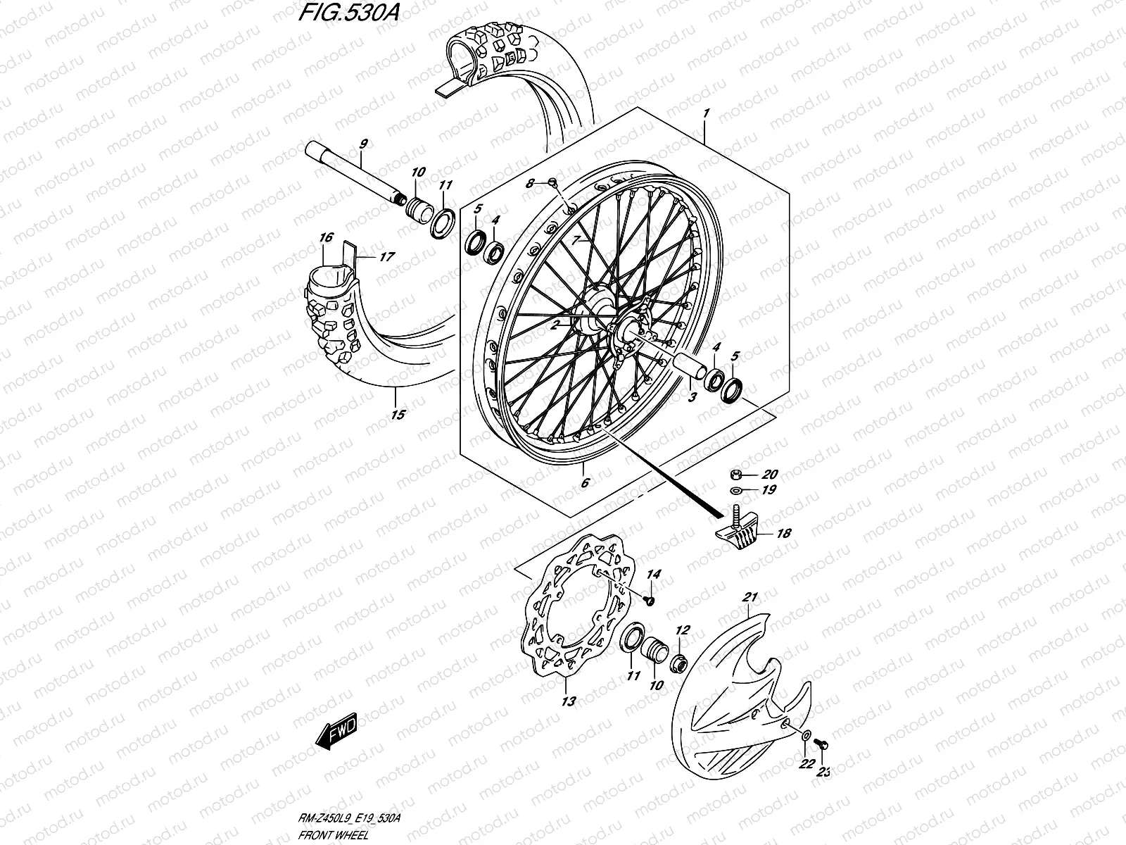 530A - FRONT WHEEL