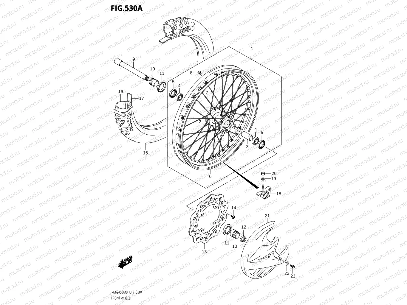 530A - FRONT WHEEL