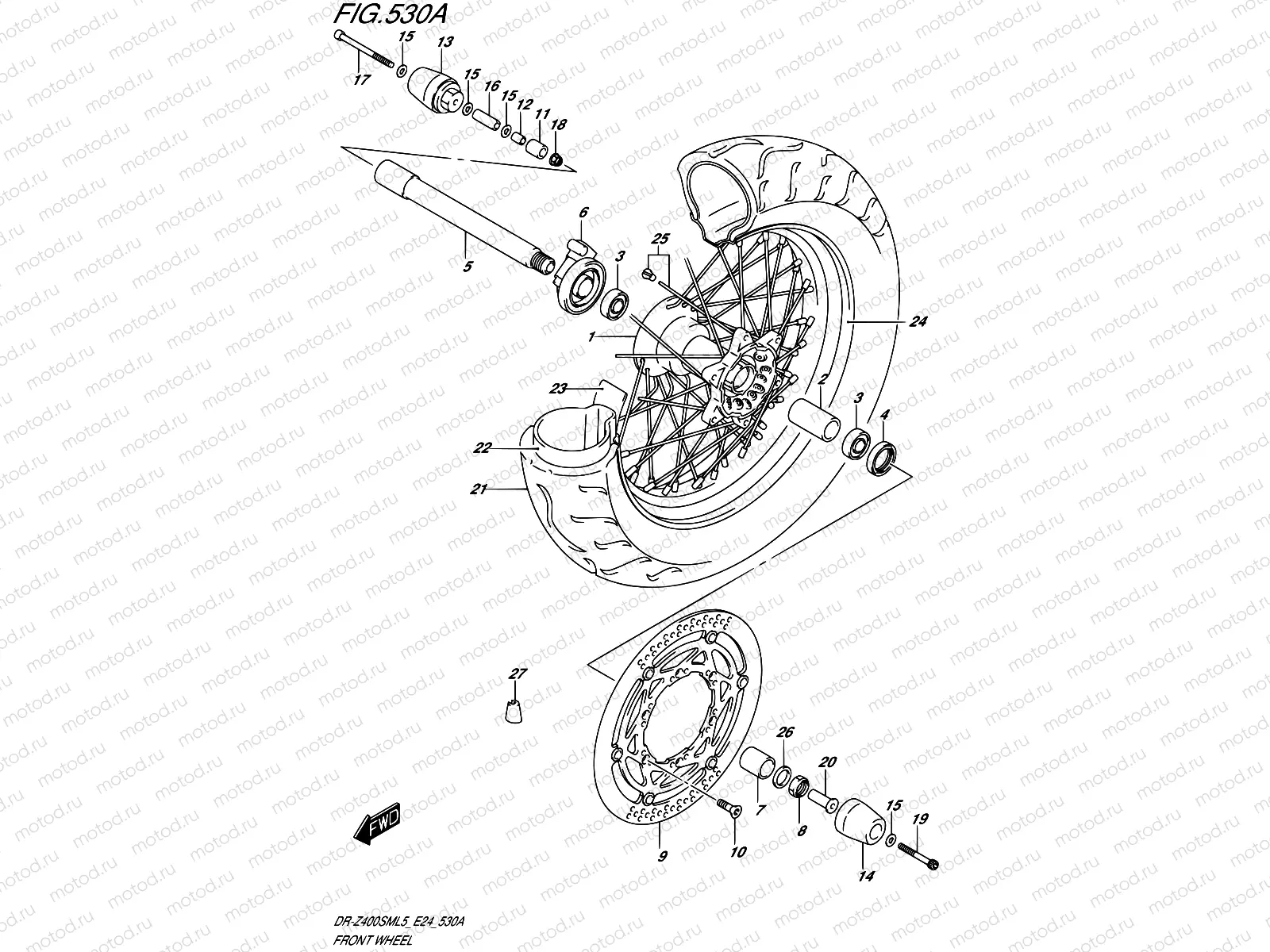 530A - FRONT WHEEL