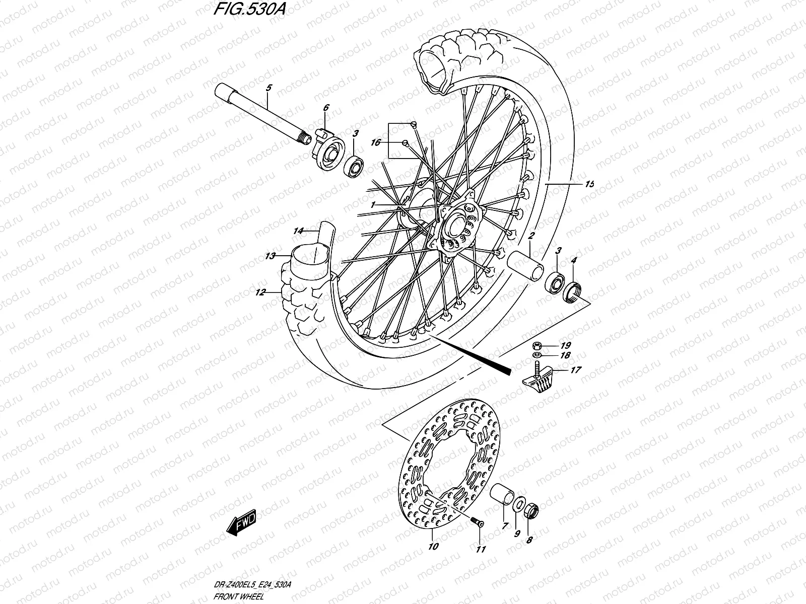 530A - FRONT WHEEL