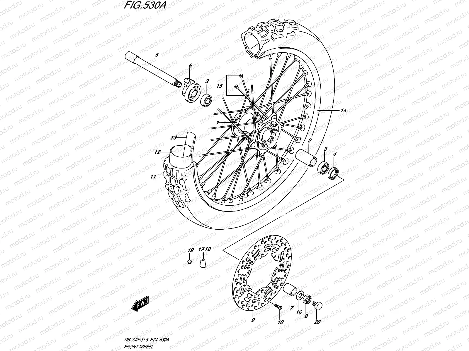 530A - FRONT WHEEL