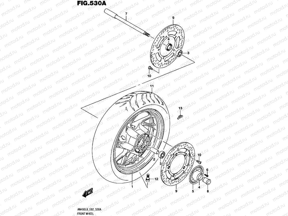 530A - FRONT WHEEL