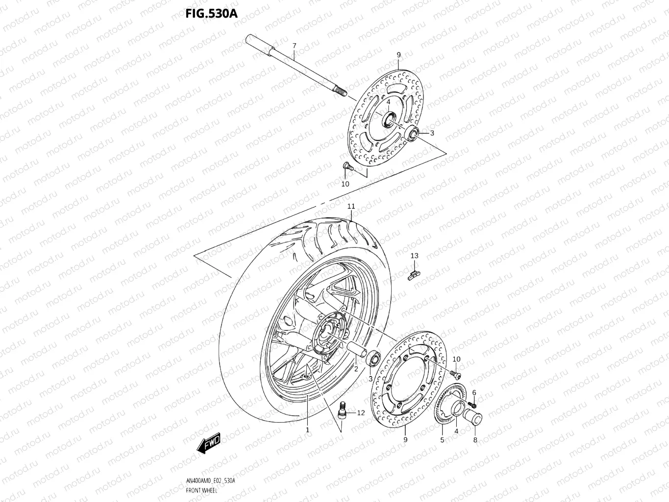 530A - FRONT WHEEL