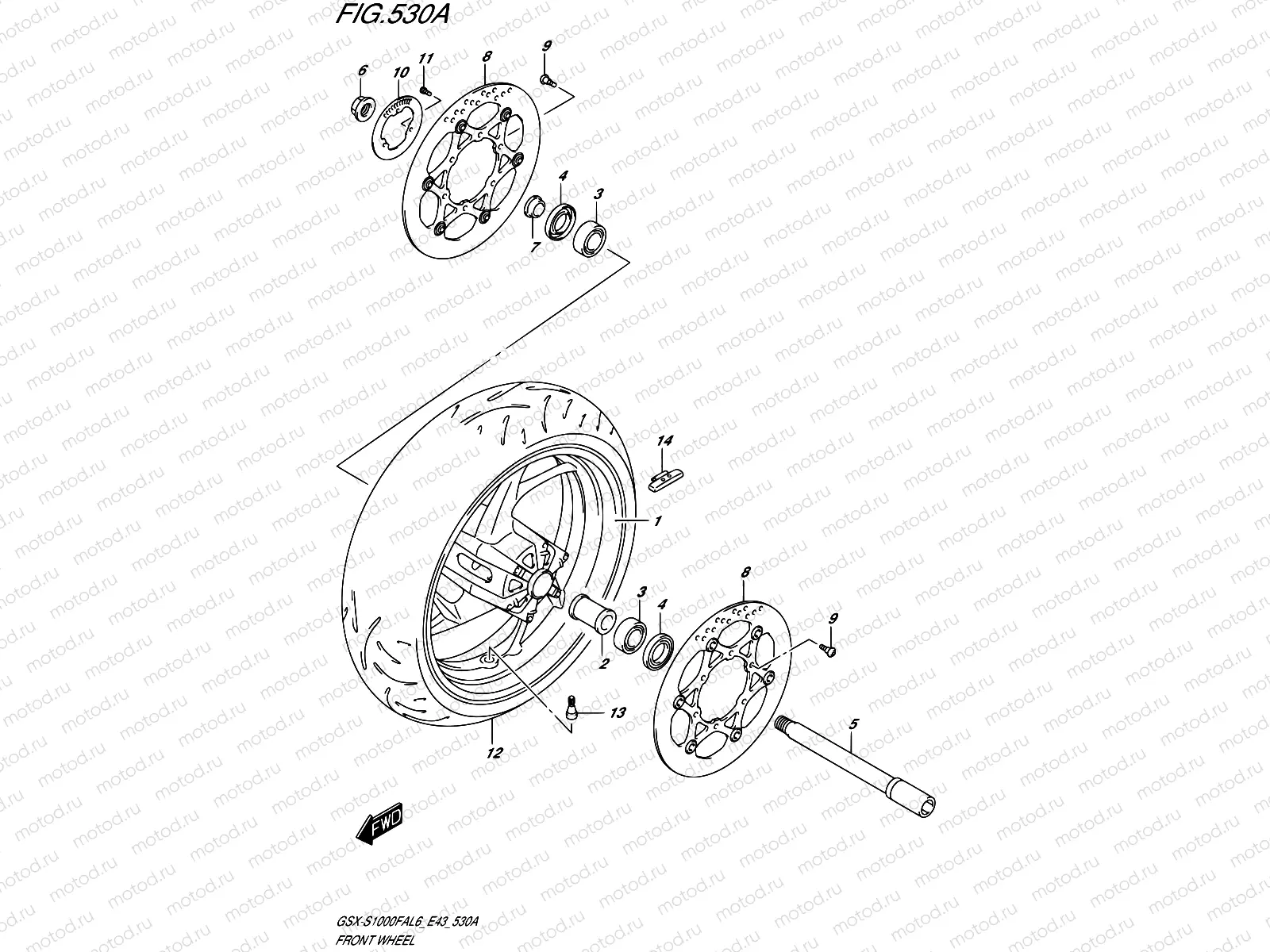 530A - FRONT WHEEL