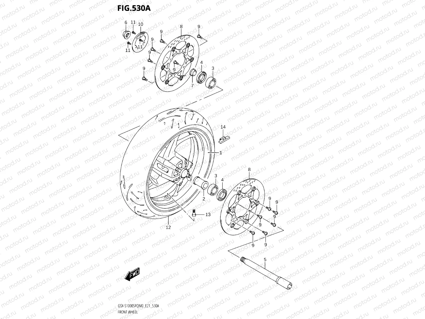 530A - FRONT WHEEL