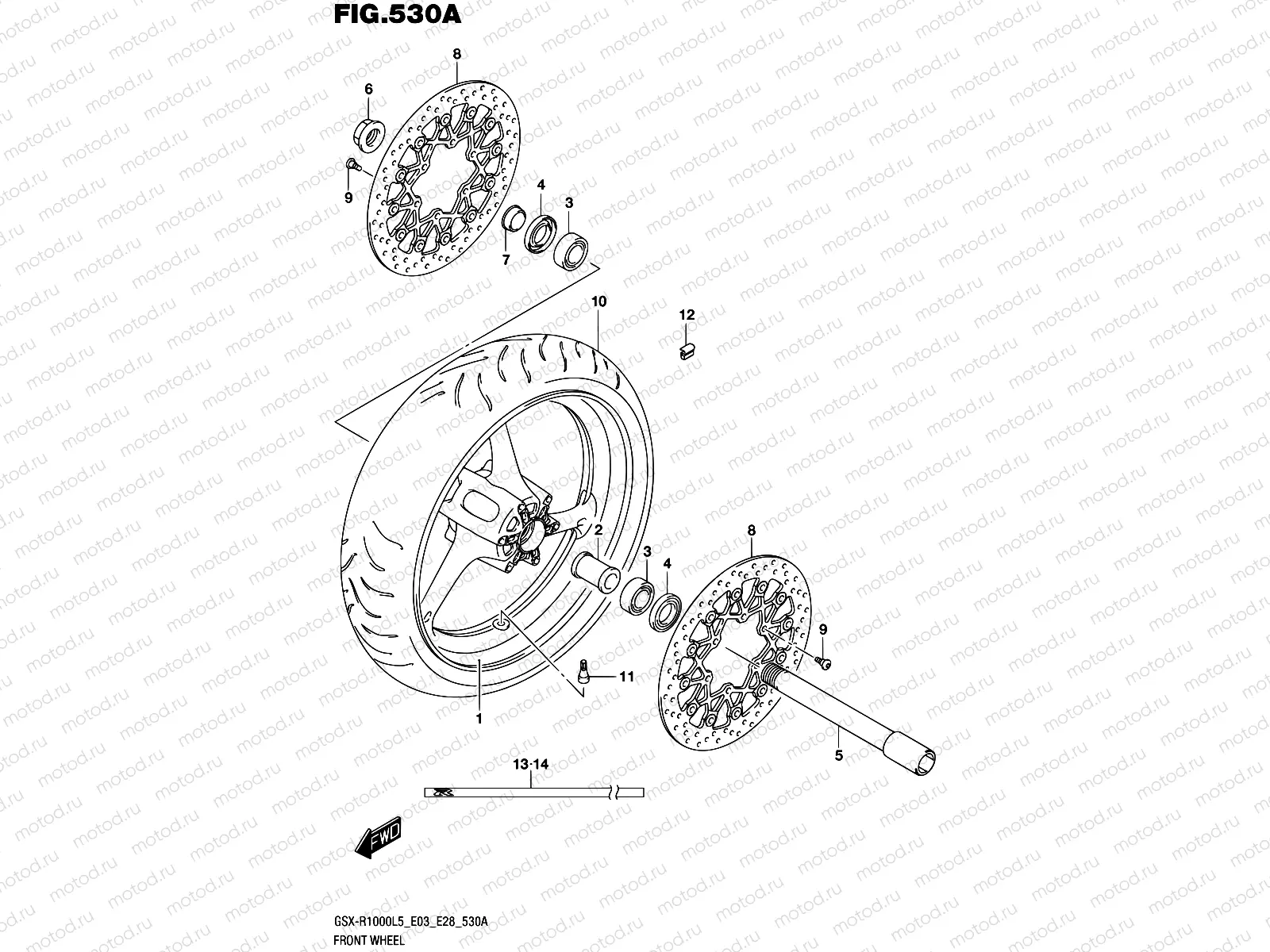 530A - FRONT WHEEL