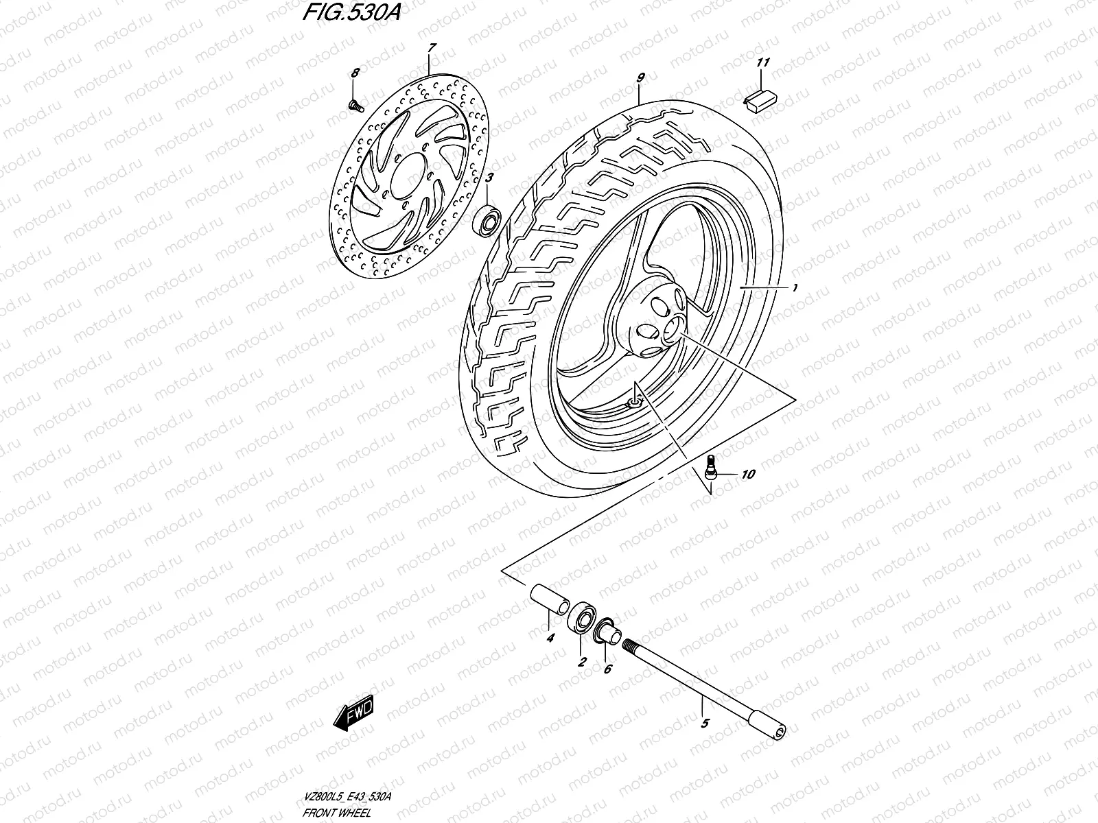 530A - FRONT WHEEL