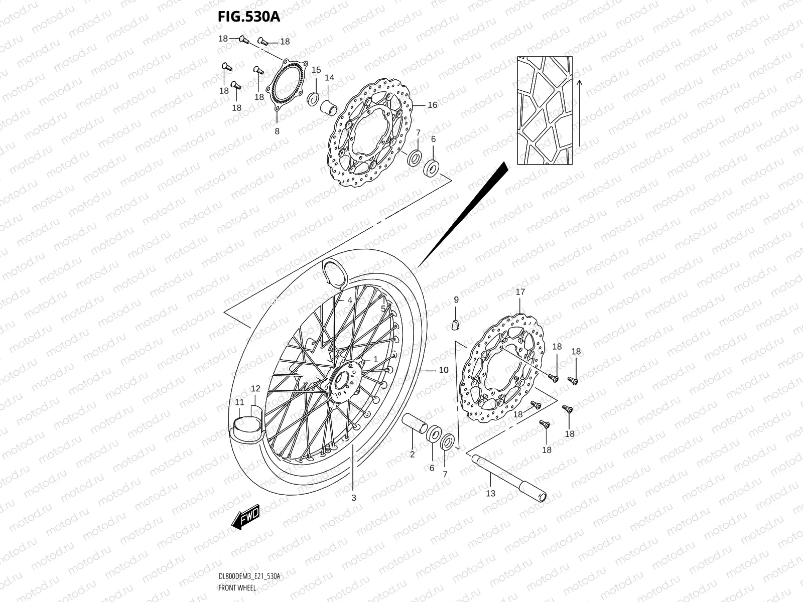 530A - FRONT WHEEL