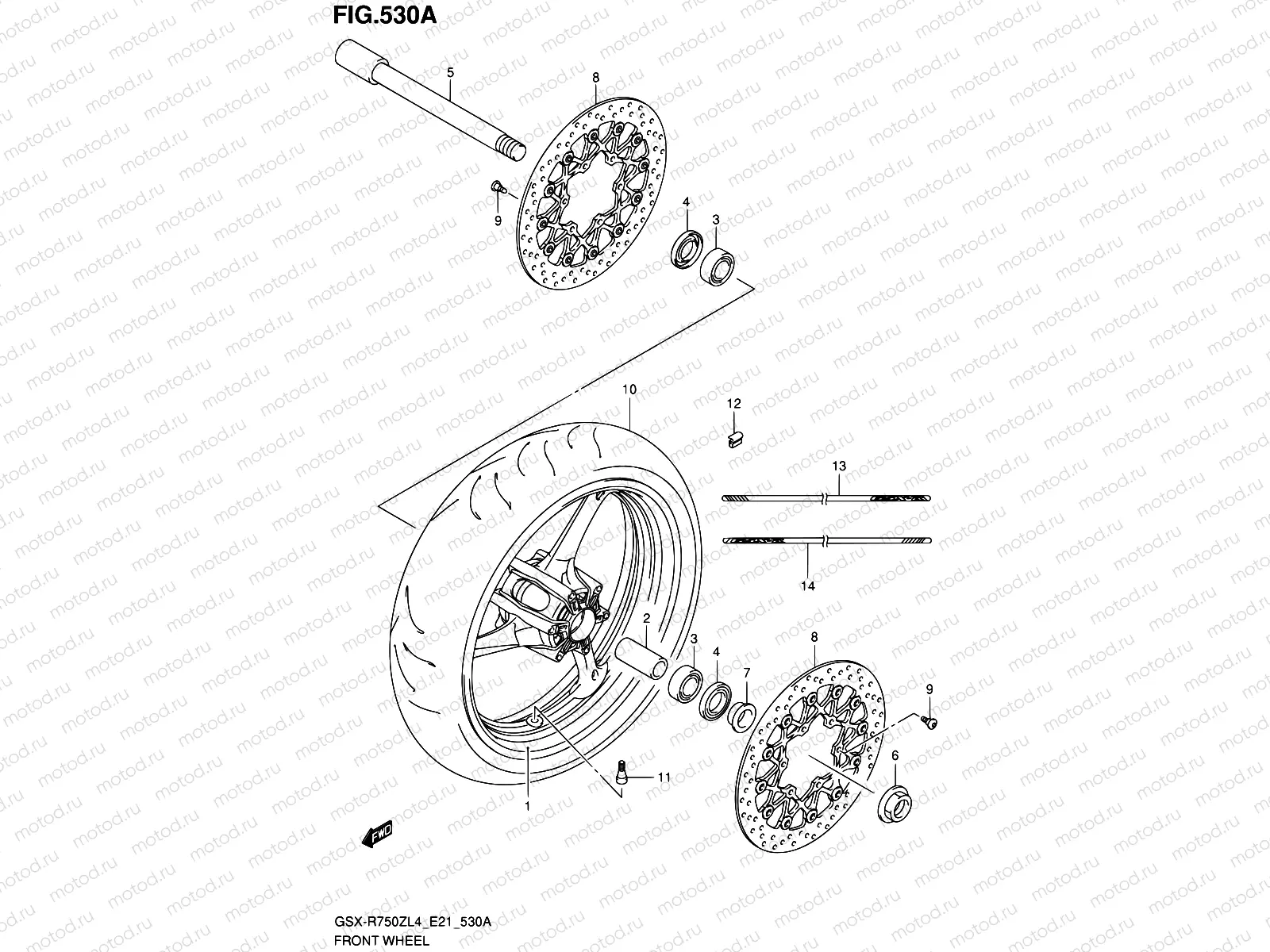 530A - FRONT WHEEL