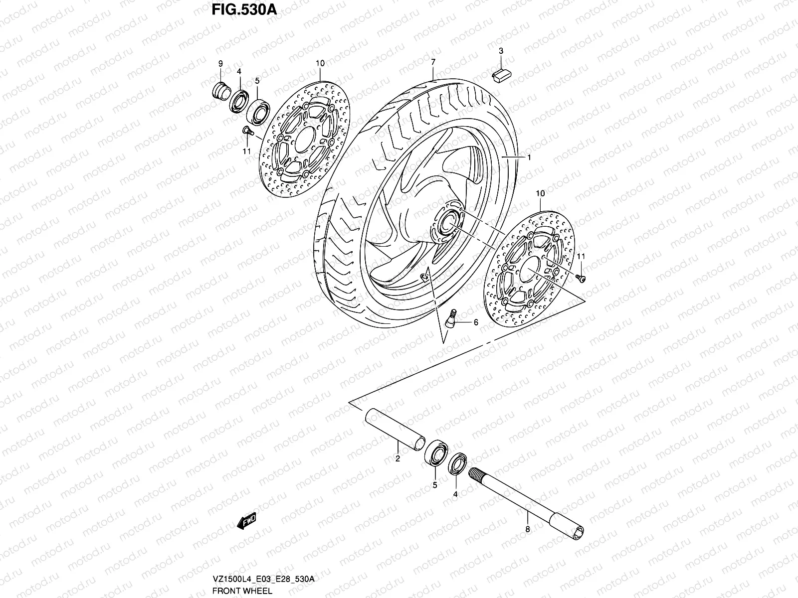530A - FRONT WHEEL