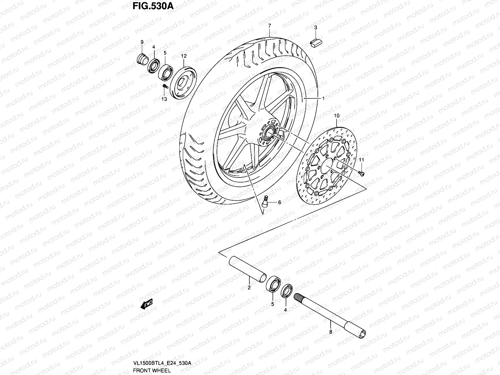 530A - FRONT WHEEL