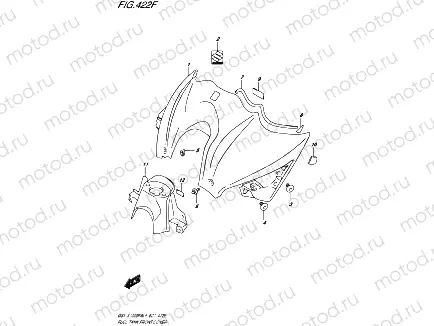 530A - FRONT WHEEL (GSX-S1000FAL9 E21)
