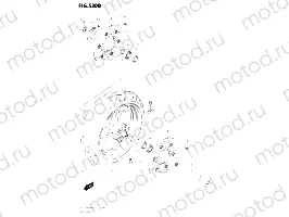 530B - FRONT WHEEL (GSX-S1000FA,GSX-S1000FAUF:E21)