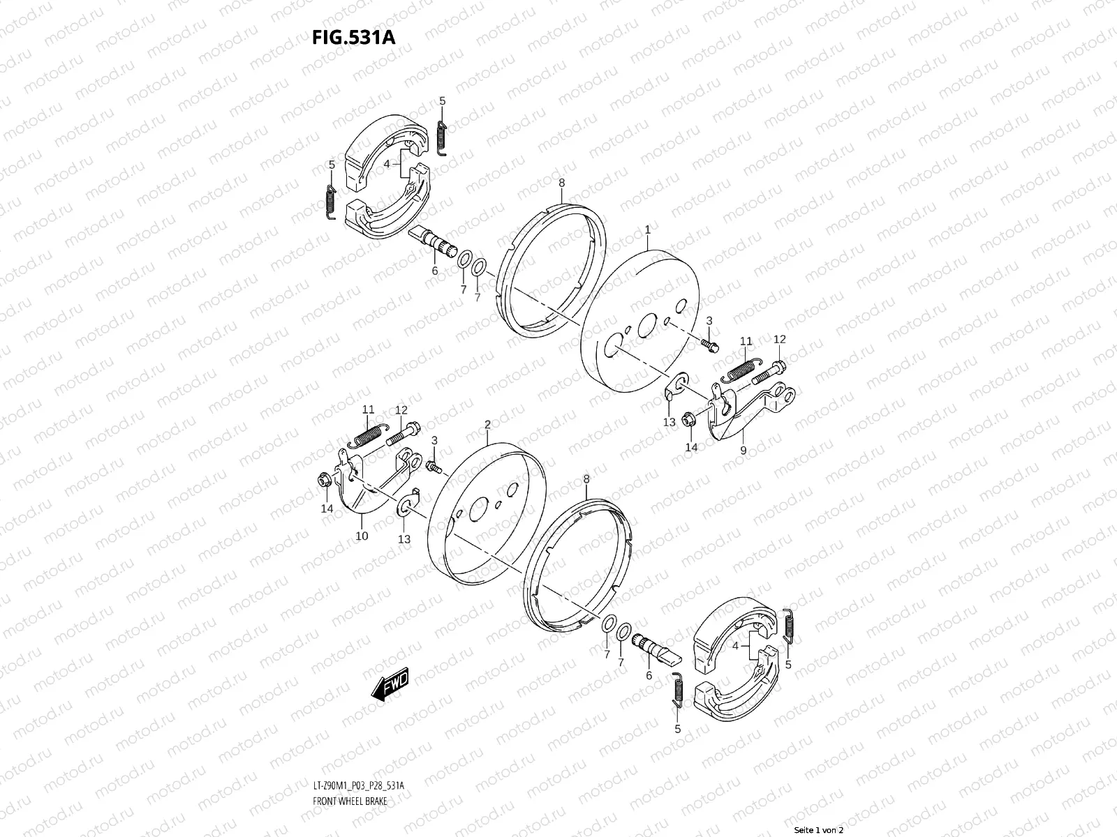 531A - FRONT WHEEL BRAKE