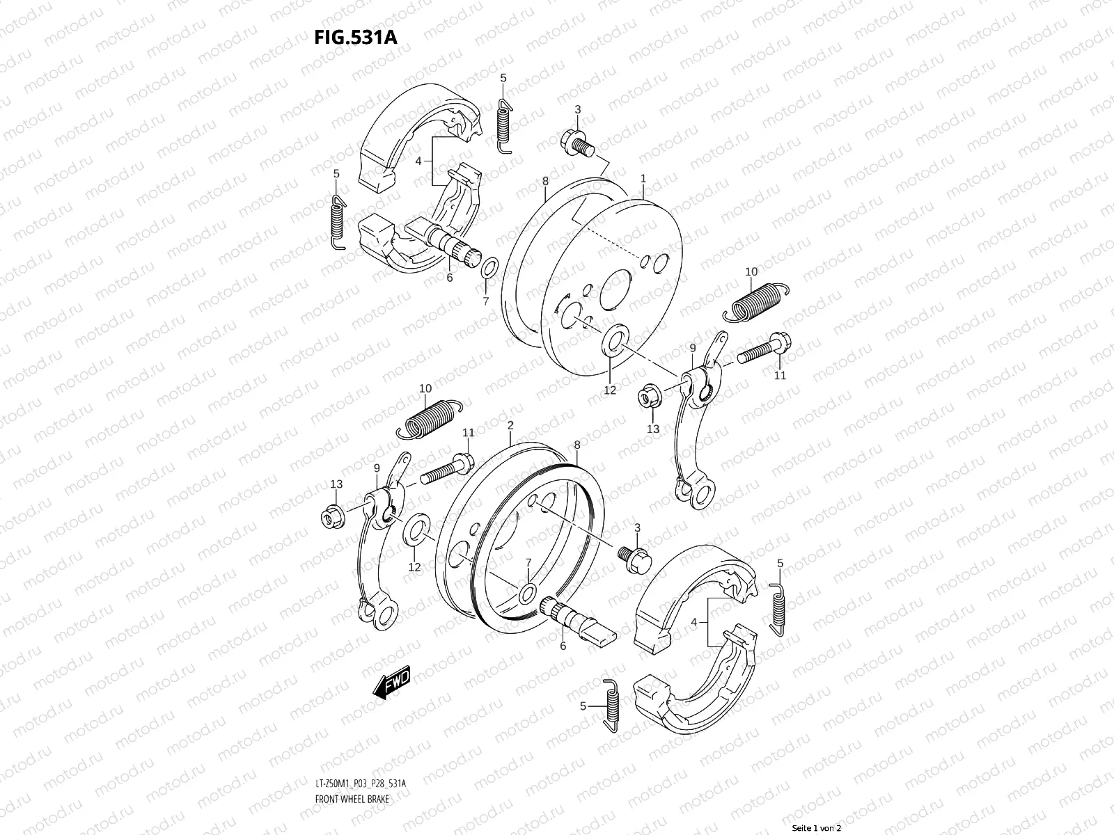 531A - FRONT WHEEL BRAKE