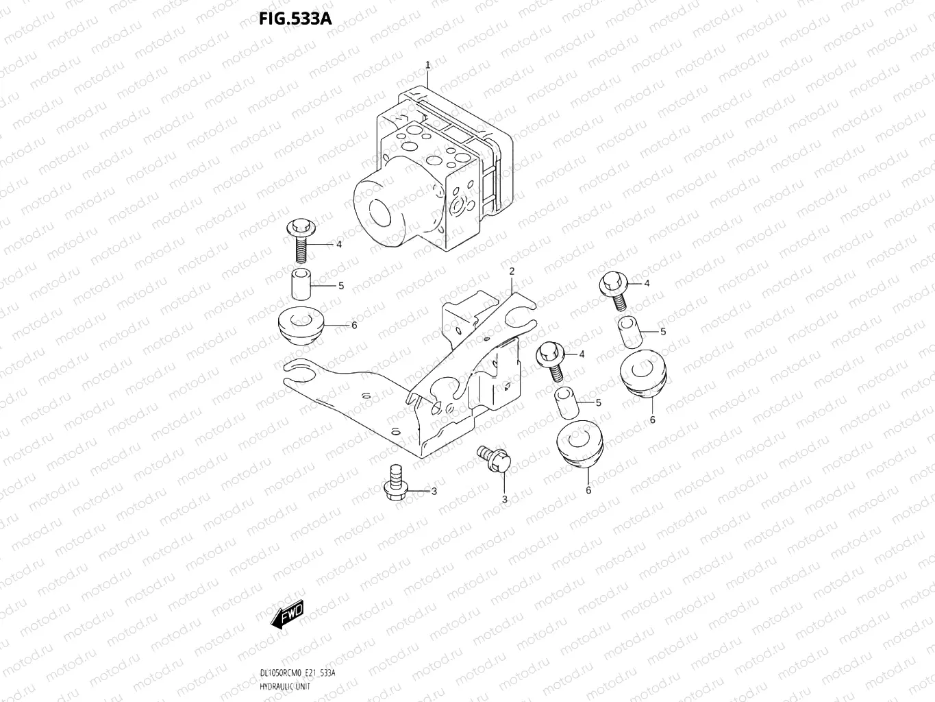 533A - HYDRAULIC UNIT (DL1050RQ)