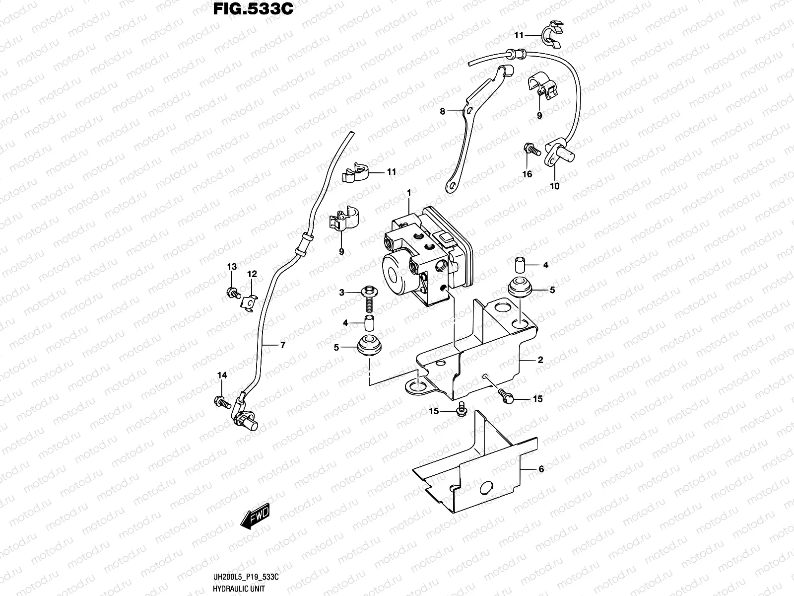 533C - HYDRAULIC UNIT (UH200AL5 P34)
