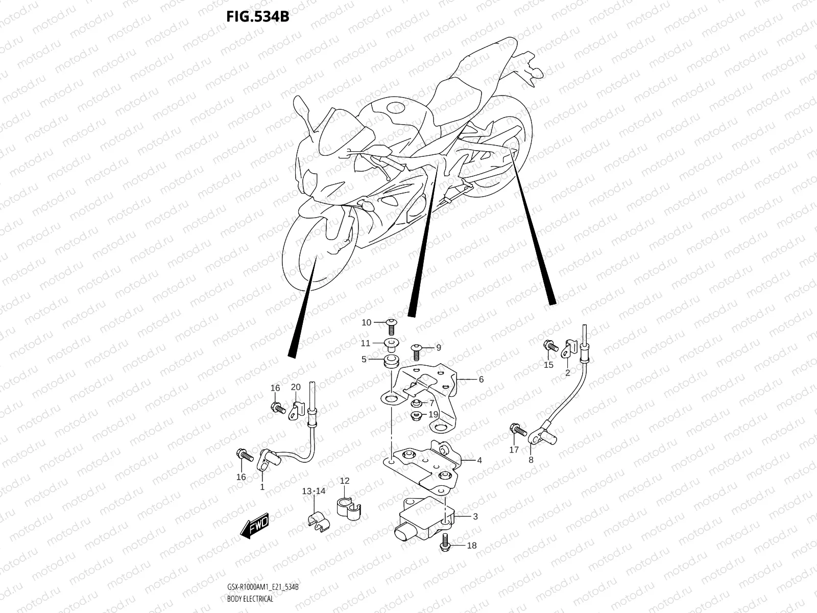 534B - BODY ELECTRICAL