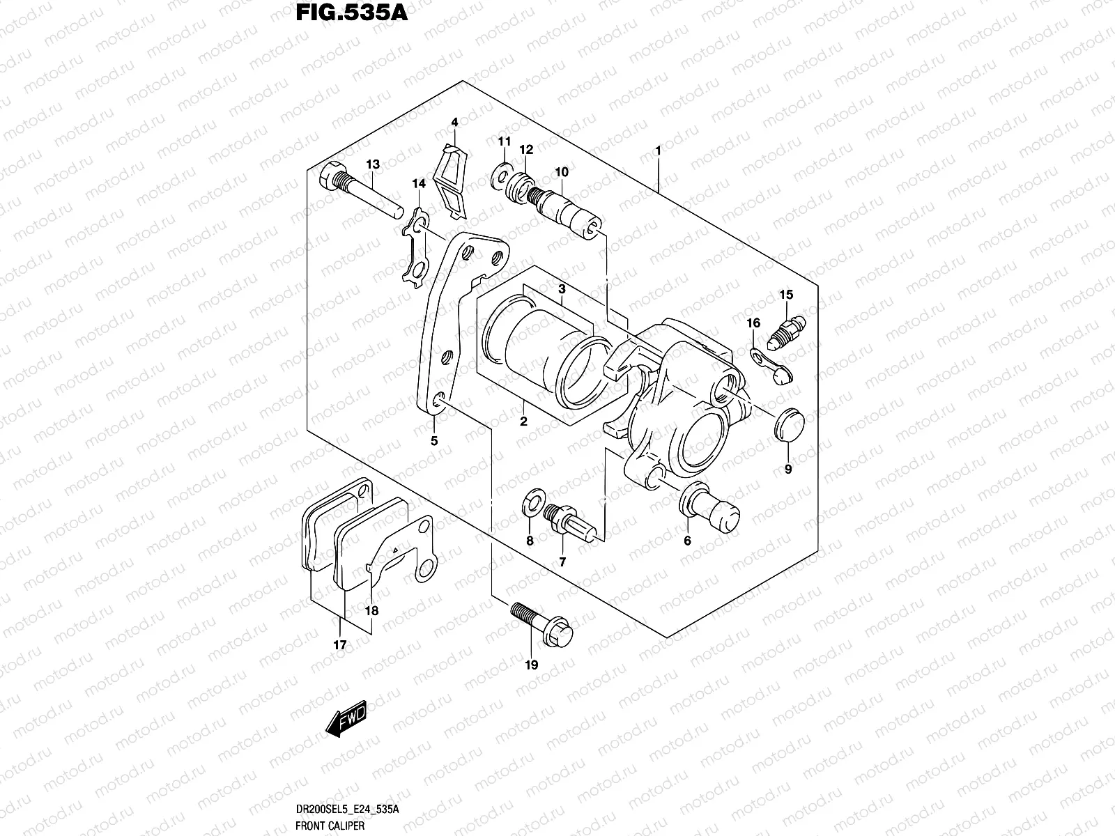 535A - FRONT CALIPER