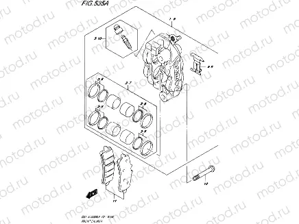 535A - FRONT CALIPER