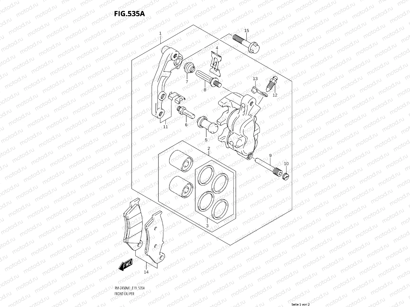 537A - FRONT MASTER CYLINDER
